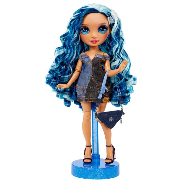 Bambola Skyler Bradshaw Rainbow High Fantastic Fashion con Accessori Blu