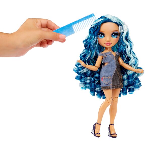 Bambola Skyler Bradshaw Rainbow High Fantastic Fashion con Accessori Blu