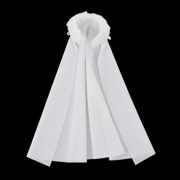 Mantello bianco per action figure 1/12 | Vestiario per bambole 6 pollici RNXRZANK