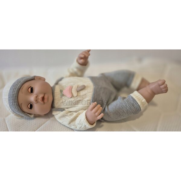 Baby Doll ICOM 41 cm - Bevande, Pipì con Biberon e Pannolino