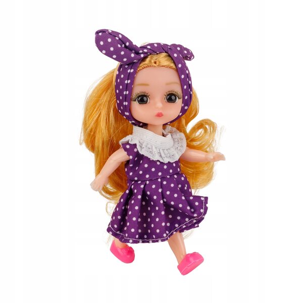 Mini bambola con vestito 13 cm – Piccola bambola per bambina, perfetta come regalo