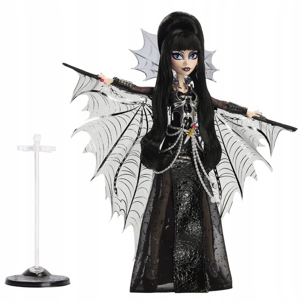 Poupée de collection Monster High Elvira Seigneur des Ténèbres Mattel