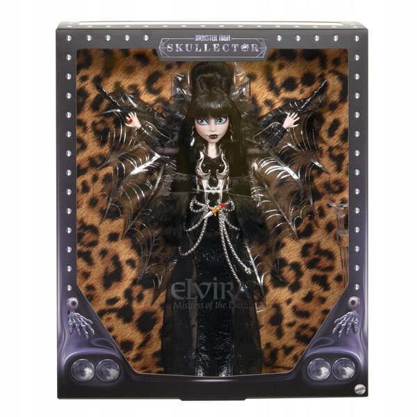 Poupée de collection Monster High Elvira Seigneur des Ténèbres Mattel