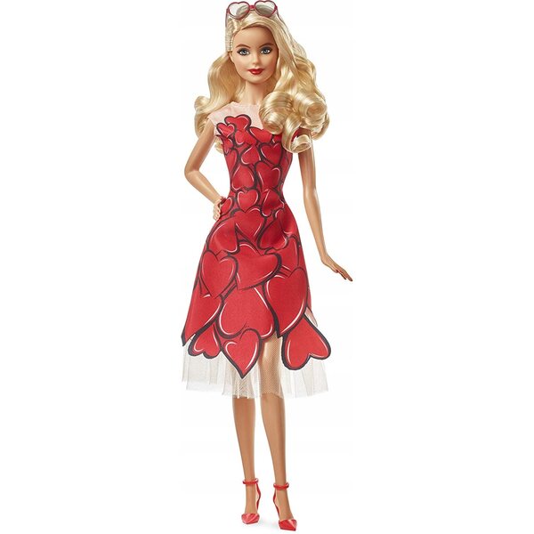 Barbie Fashionistas mit herzförmigem Kleid und eleganten Accessoires Mattel 33,5 cm