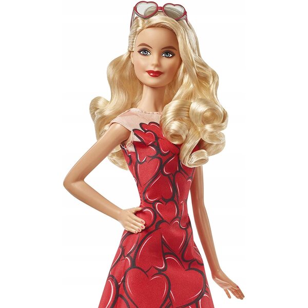 Barbie Fashionistas mit herzförmigem Kleid und eleganten Accessoires Mattel 33,5 cm