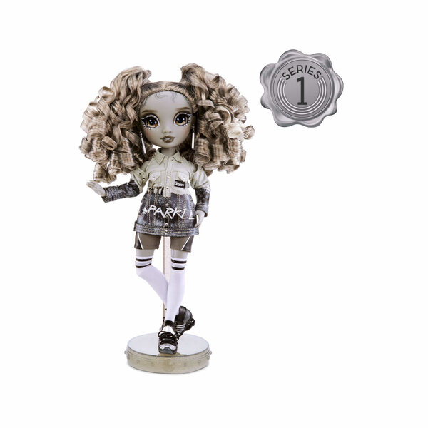 Rainbow High Shadow High - Bambola Nicole Steel Serie 1, Moda e Talento
