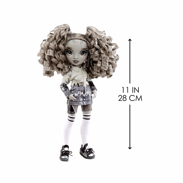 Rainbow High Shadow High - Bambola Nicole Steel Serie 1, Moda e Talento