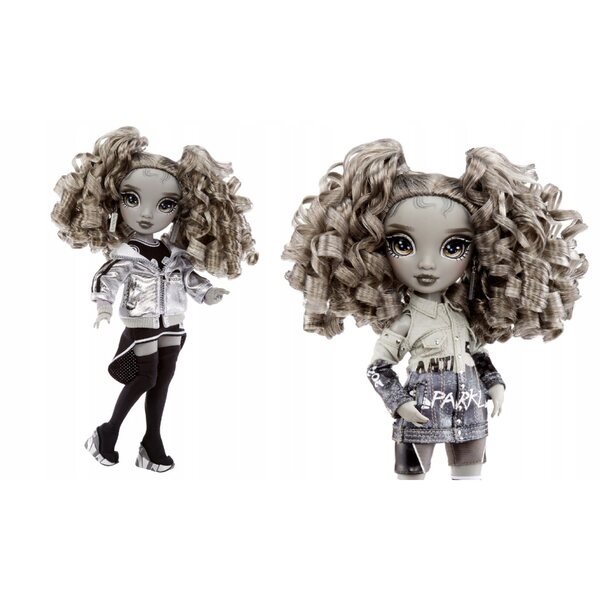 Rainbow High Shadow High - Bambola Nicole Steel Serie 1, Moda e Talento