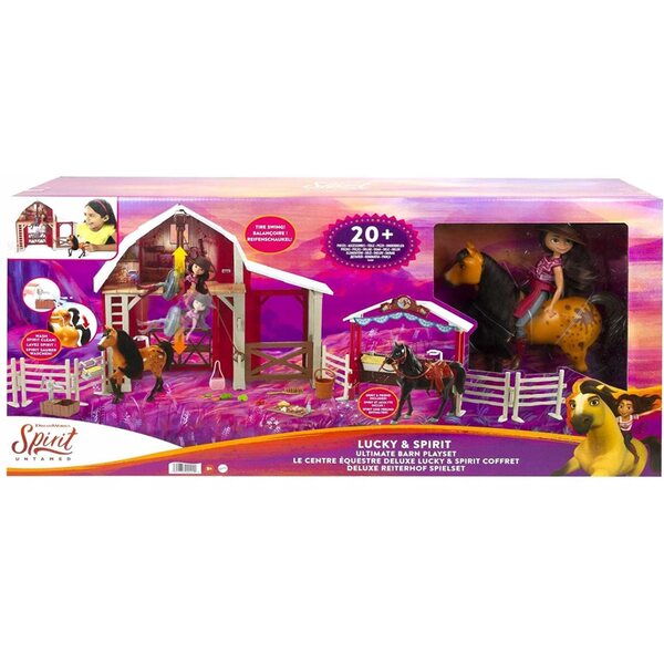 Mustang Lucky con Stalla e Accessori Spirit Toys per Bambini 7+