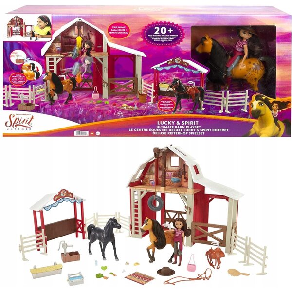 Mustang Lucky con Stalla e Accessori Spirit Toys per Bambini 7+