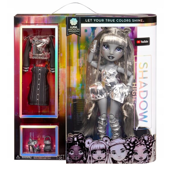 Rainbow High Shadow High Luna Madison - Series 1 Fashion Doll за деца 4+