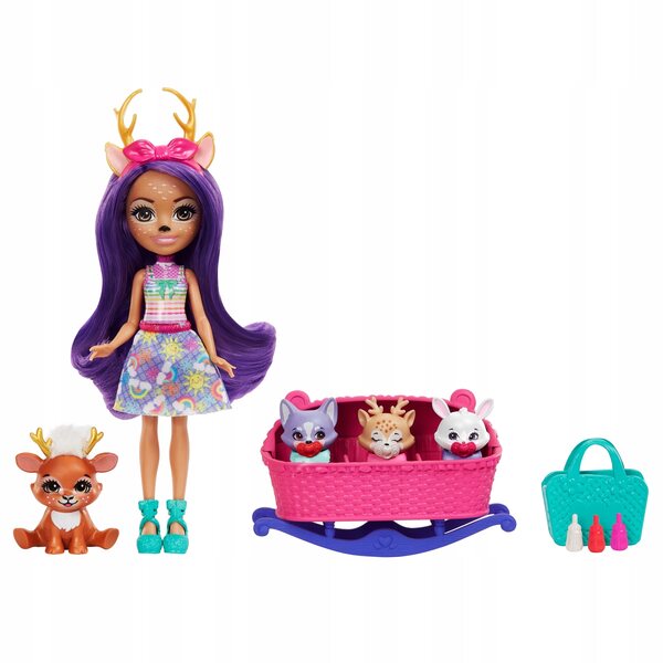 Enchantimals Baby Best Friends Danessa Deer – Puppe und Haustier