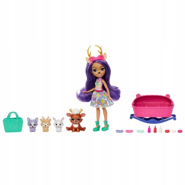 Enchantimals Baby Best Friends Danessa Deer – Puppe und Haustier