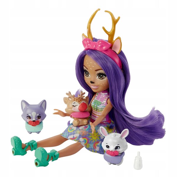 Enchantimals Baby Best Friends Danessa Deer – Puppe und Haustier