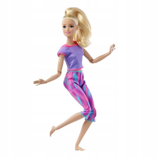 Barbie Made to Move Gimnastyczka mit 22 flexiblen Gelenken in Yoga-Kleidung