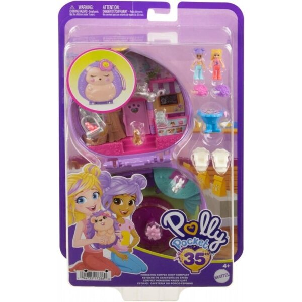 POLLY POCKET Zestaw kompaktowy Kawiarenka jeżyka