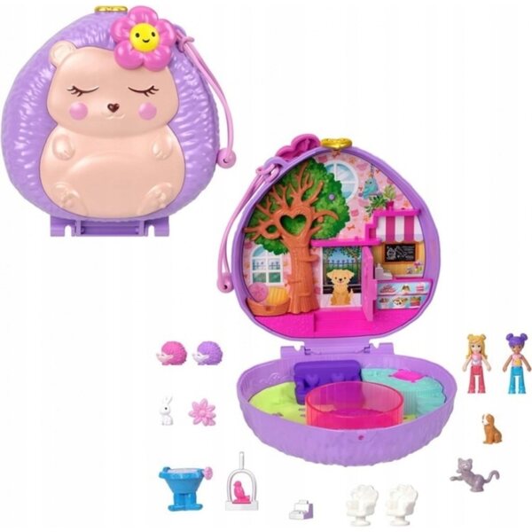 POLLY POCKET Zestaw kompaktowy Kawiarenka jeżyka