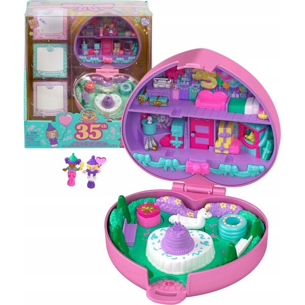 Комплект Polly Pocket, сувенирна марка за 35-ти рожден ден с две кукли