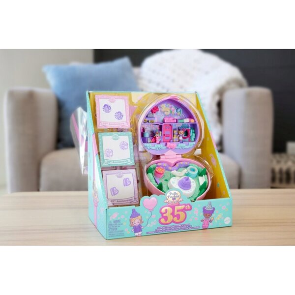 Set Polly Pocket, un francobollo ricordo per il 35° compleanno con due bambole