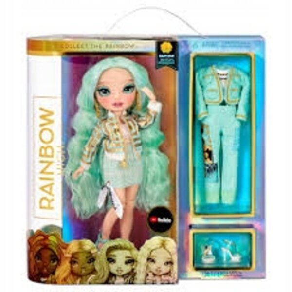 Bambola MGA Rainbow High Daphne Minton con abiti alla moda e articolazioni flessibili