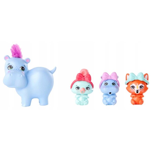 Enchantimals Baby Best Friends Hipcio Puppe mit 12 Überraschungen und Zubehör