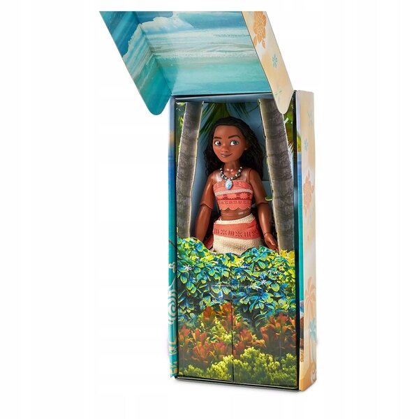 Bambola Moana Disney Store 27 cm con capelli ricci e vestito dettagliato