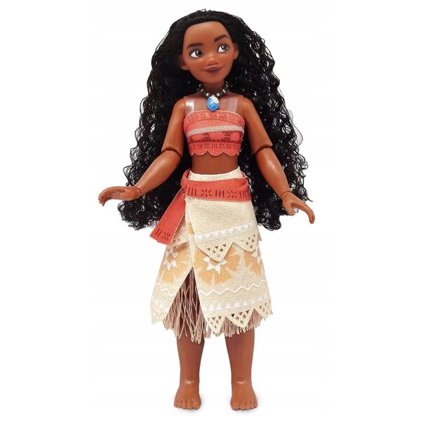 Bambola Moana Disney Store 27 cm con capelli ricci e vestito dettagliato