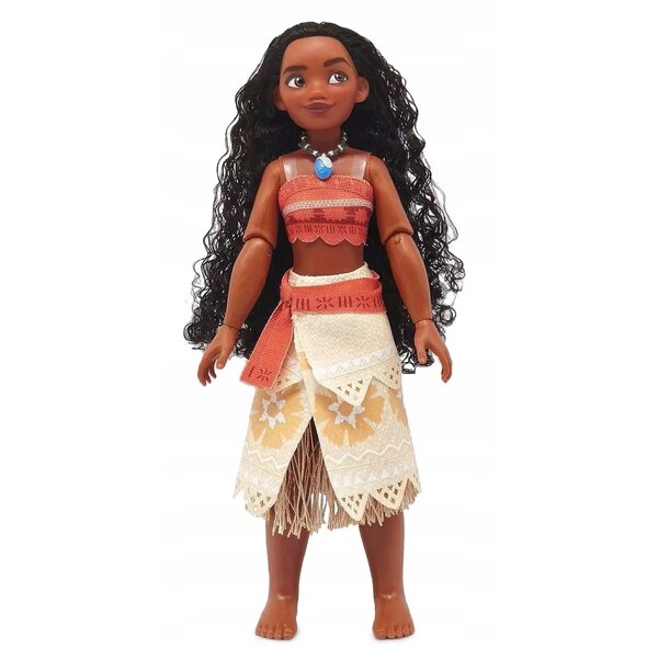 Bambola Moana Disney Store 27 cm con capelli ricci e vestito dettagliato