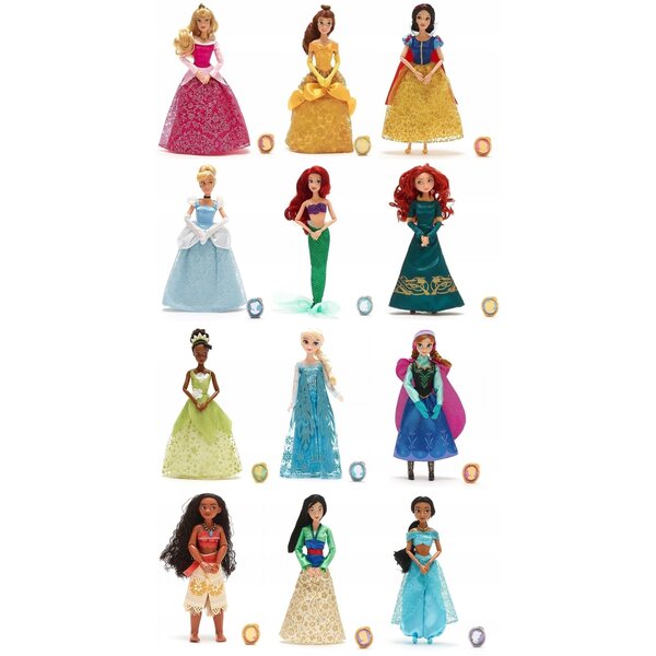 Bambola Moana Disney Store 27 cm con capelli ricci e vestito dettagliato