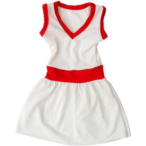Cheerleader-Kleid für amerikanische Puppe 46 cm – Maßgeschneidertes Kleid-Zubehör B