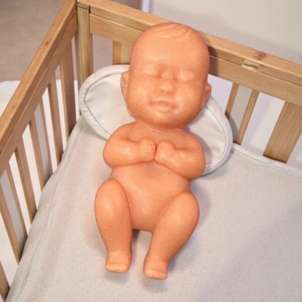 Bambola Anlily incinta con bimbo 30 cm - Pancia apribile, set educativo