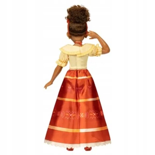 Bambola Dolores Madrigal da Encanto Disney, vestito dettagliato e capelli ricci