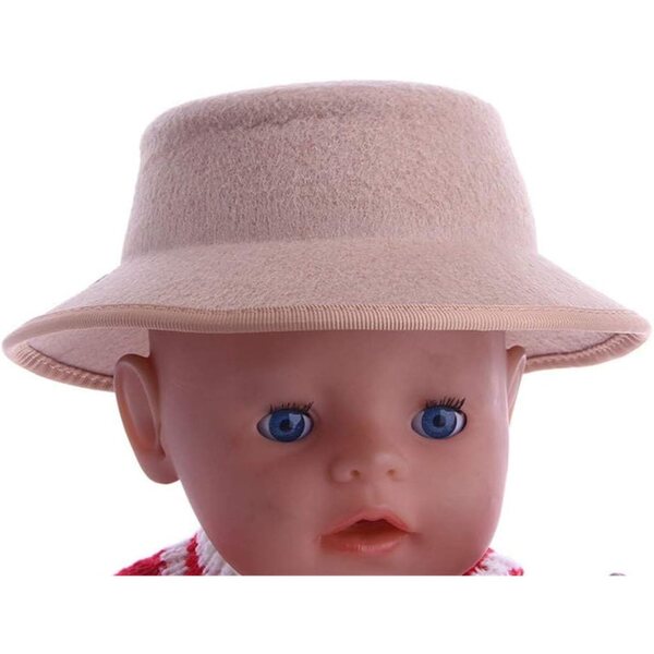 Cappello rotondo elegante per bambola 46 cm - Accessorio moda Uteruik