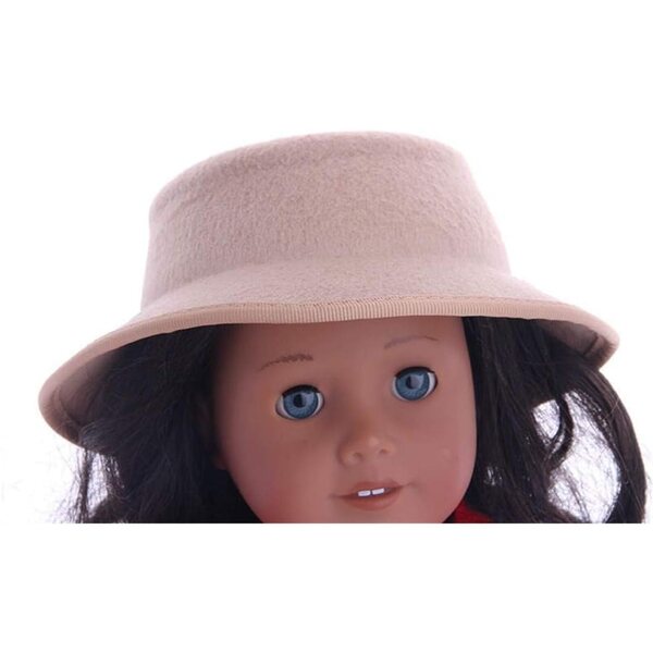 Cappello rotondo elegante per bambola 46 cm - Accessorio moda Uteruik