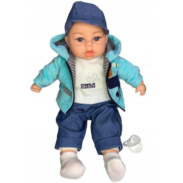 Bambola Baby Realistica 45 cm con Suoni e Accessori Adar per Bambini 2+