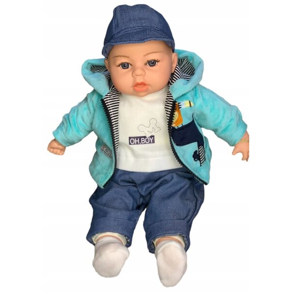 Bambola Baby Realistica 45 cm con Suoni e Accessori Adar per Bambini 2+
