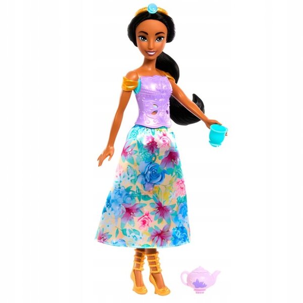 Bambola Principessa Jasmine Disney Princess Spin & Reveal con Accessori e Sorprese