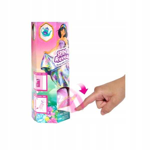 Bambola Principessa Jasmine Disney Princess Spin & Reveal con Accessori e Sorprese