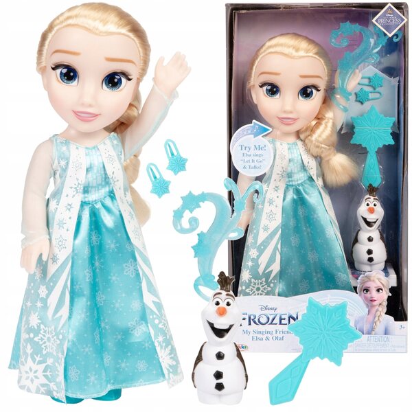 Bambola Elsa Disney Frozen 2 35 cm che canta Let it Go multilingue