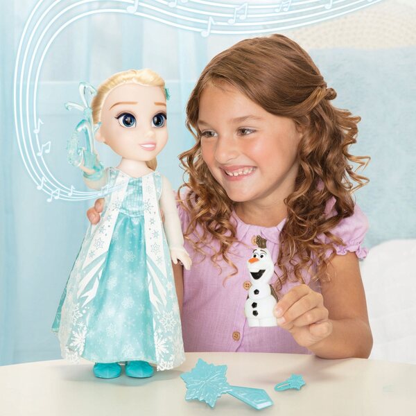 Bambola Elsa Disney Frozen 2 35 cm che canta Let it Go multilingue