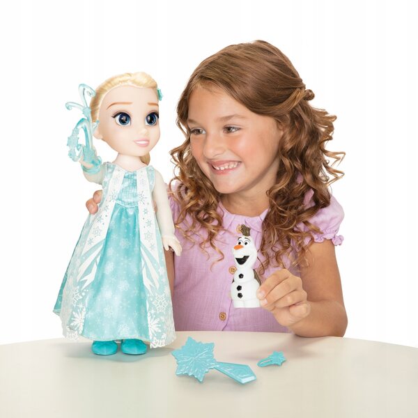 Bambola Elsa Disney Frozen 2 35 cm che canta Let it Go multilingue