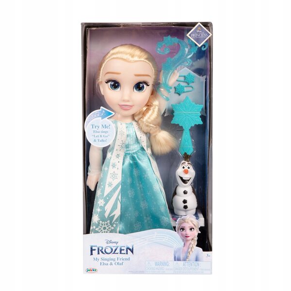 Bambola Elsa Disney Frozen 2 35 cm che canta Let it Go multilingue