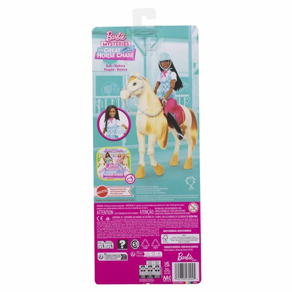Barbie Jockey Brooklyn – Von Barbie Mysteries inspirierte Filmpuppe mit Reiteroutfit