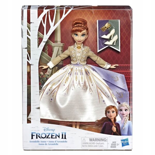 Anna Deluxe Puppe aus Frozen 2 Hasbro im eleganten Kleid 28 cm