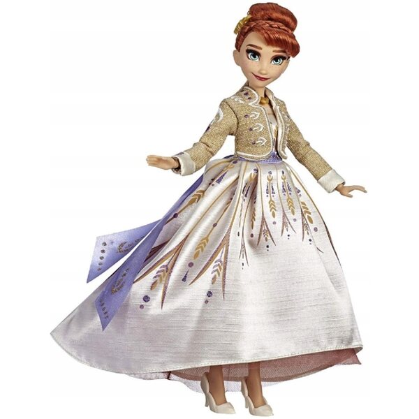 Anna Deluxe Puppe aus Frozen 2 Hasbro im eleganten Kleid 28 cm