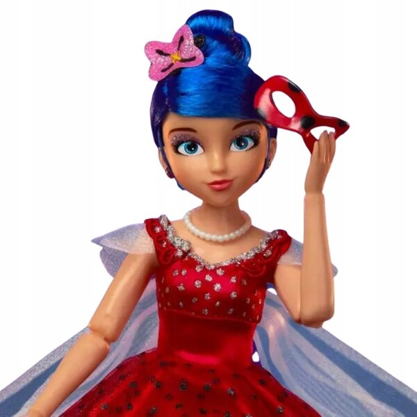Miraculous Ladybug bambola in abito da ballo con maschera 28 cm – Giocattolo per bambini