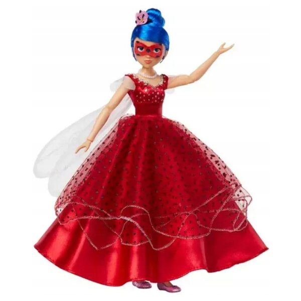 Miraculous Ladybug bambola in abito da ballo con maschera 28 cm – Giocattolo per bambini
