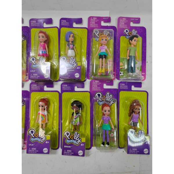 Polly Pocket Mattel bambola 9 cm - Diverse Varianti Colore e Stile