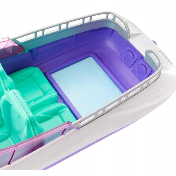 Barbie-Set mit 2 Puppen und 45,5 cm großem Boot für Kinder ab 3 Jahren