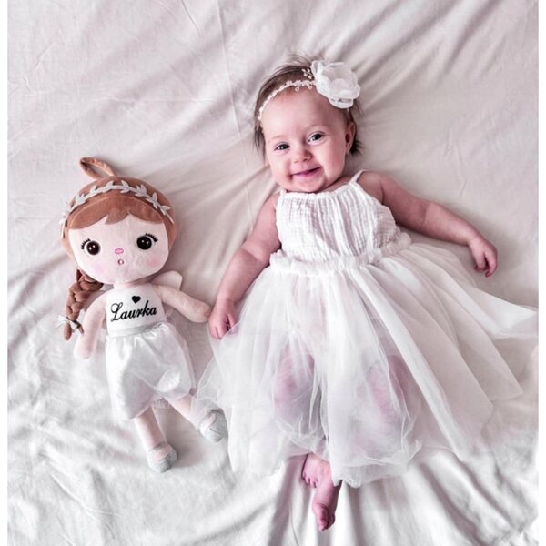 Bambola personalizzata Metoo White Angel 35 cm - un regalo per i bambini